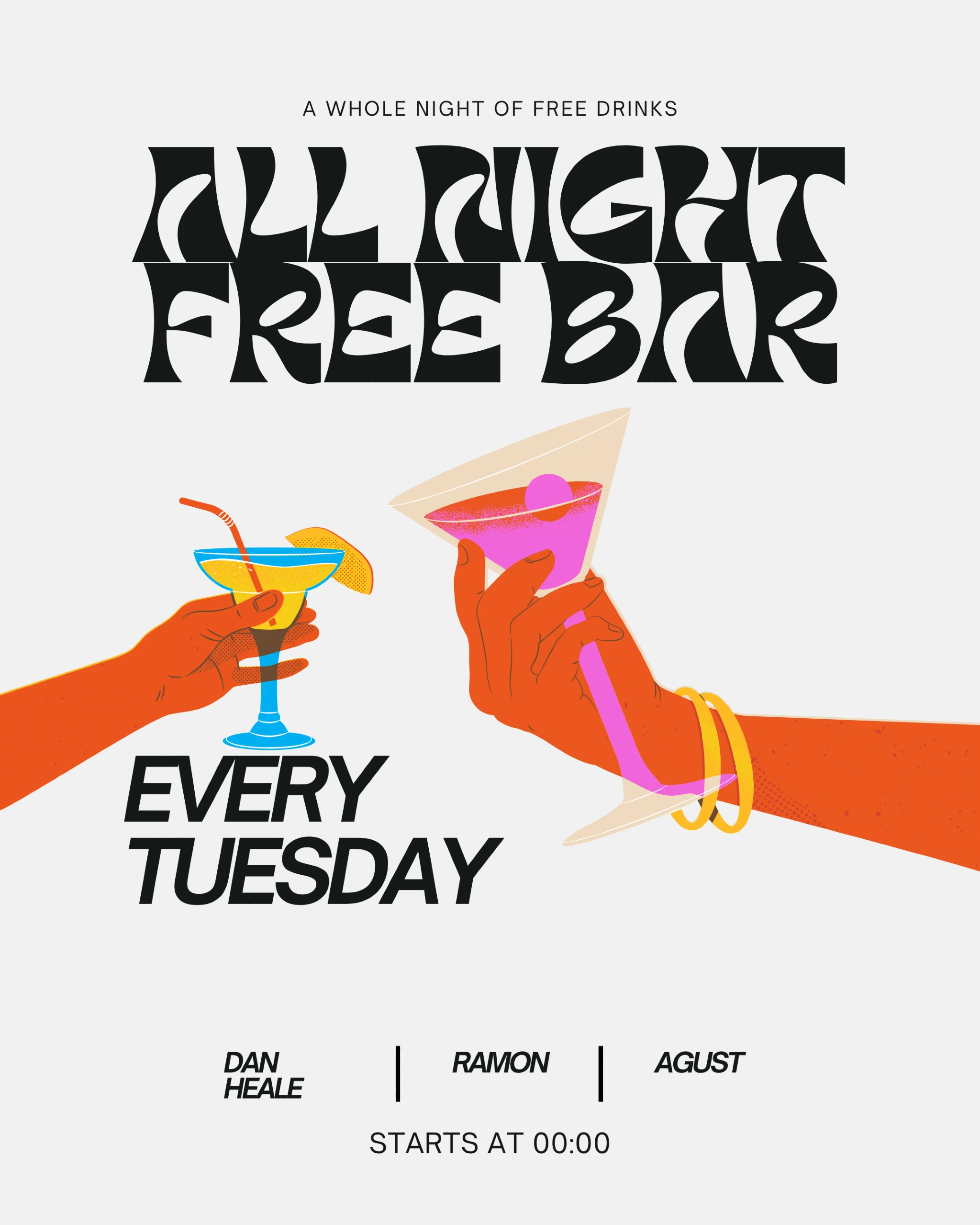 All Night Free Bar